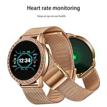 LIGE Naujas mados prabangių Smart watch Vyrų vandeniui Miego Širdies ritmo monitorius 