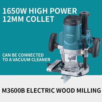 M3600B elektros mediena, medienos frezavimo graviravimo staklės drožimo mašina makita frezavimo mašina 