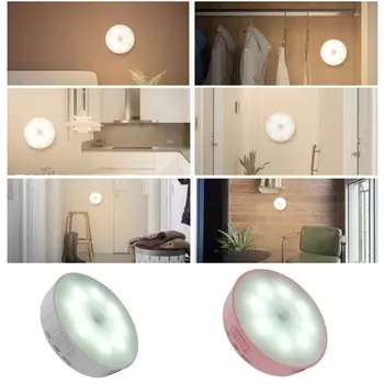 Mažas Smart Indukcijos Naktį Lempos Senser Protingas naktinė lempa LED Šviesos Įkrovimo Kontrolės Kūdikio Miegamojo Kambarį