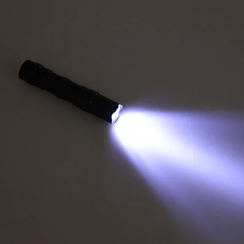 NAUJAS atsparus Vandeniui Mini LED Žibintuvėlis Fakelas Kišenėje Šviesos Nešiojamų Žibintų AA Baterijos Galingas Led Medžioklės Kempingas Didmeninės