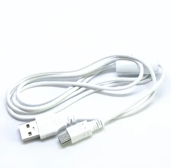 Nemokamas Pristatymas Black & White USB Duomenų Sinchronizavimo Kabelis SONY DSC-W30 DSC-W5 DSC-W7 DSLR-A380