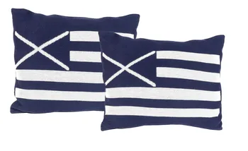 NUSTATYTI 2 pagalvėlių apvalkalus MC GREGOR medvilnės tinklelio karinio jūrų Laivyno 45X40