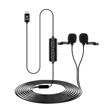 Populiariausi Pasiūlymai YICHUANG YC-VM70 Tipas-C 3.5 M USB Mikrofonas Skirtas Mini Mobilusis Telefonas Mikrofonas Lavalier Gyventi Įrašymas Mikrofonas
