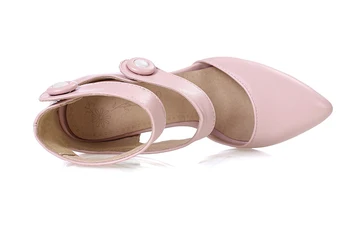 PQECFS Didelis dydis 32-43 aukštos kokybės karštą vasaros pardavimas naujų mados moterų elegantiškas pažymėjo tne med aukštakulniai sandalai 3 spalvų