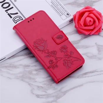 Prabanga Telefoną Atveju Huawei Ascend P8 Lite / P8 Mini Ale-L21 3D Gėlių Dizaino Piniginės Odos Flip Telefonas Padengti Atveju Apvalkalas