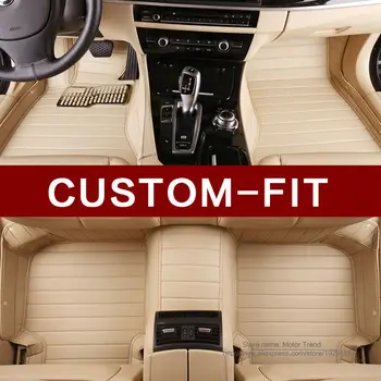 Pritaikytas automobilio kilimėliai Honda CRV CR-V Sutarimu HRV Vezel Crosstour koja atveju aukštos kokybės automobilių stiliaus kilimas kojų įdėklai