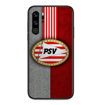 PSV Eindhoven Futbolo Telefoną atveju Huawei P Mate Smart 10 20 30 40 Lite Z 2019 Pro juodos spalvos Dėklu silikono bamperio dažymas