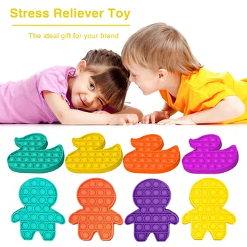 Push Pop Burbulas Jutimo Žaislas Autizmas Specialios Įtempių Žaislai Suaugusių Vaikas Juokinga Anti-stresas Pasirodo Fidget Žaislai Dekompresija