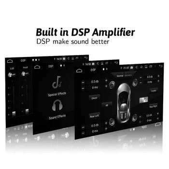 PX6 Automobilių DVD Grotuvas DSP IPS Android 