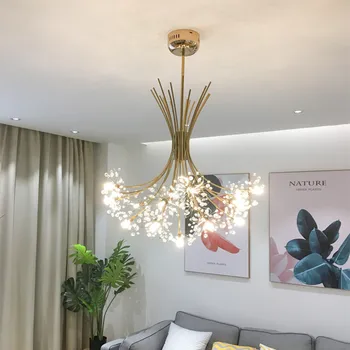 Restoranas liustra Šiaurės stiliaus lempos kambarį lempos modernus minimalistinis miegamasis lempos įkaitimo kūrybinės asmenybės šviesos 90-265V