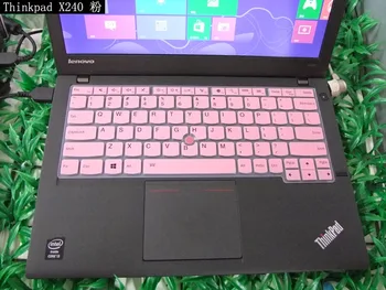 Silikono Nešiojamojo kompiuterio Klaviatūros Dangtelio odos Raštas Lenovo ThinkPad THINKPAD X230S X240 X240S JOGOS S1 X1 HELIX