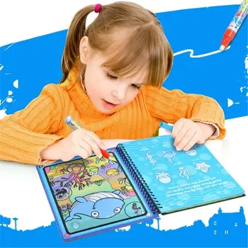 Spalvinimo Knyga Knygų Vaikams Magija 6min Perdirbti Piešimo Žaislai 