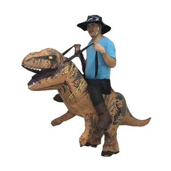 T-REX dinozaurai Pripučiamas kostiumas Karnavalo diena Suaugusiųjų Fancy Dress Kostiumai Helovinas kostiumas moteris vyrai