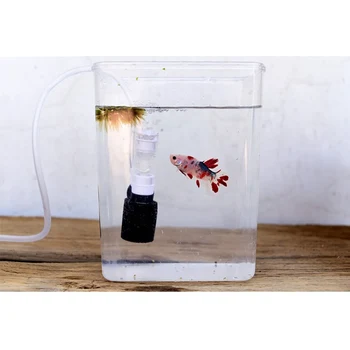 Ultra-quiet Išorės Mini Filtras Mažas Pneumatinis Filtras Akvariumo Išjungti Povandeninis Deguonies Žuvų Akvariumas Siurblio Priedai Naujas
