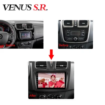 VenusSR Android 8.1 Automobilio DVD Grotuvas GPS Navigacija, Multimedia Už Renault Sandero 
