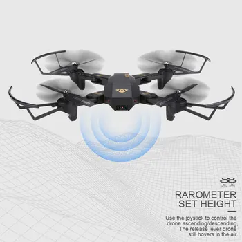 Visuo XS809W XS809HW Quadcopter Mini Sulankstomas Selfie Drone su Wifi FPV 0.3 MP/2MP Kamera, Aukščio Laikyti RC Dron Vs JJRC H47 E58