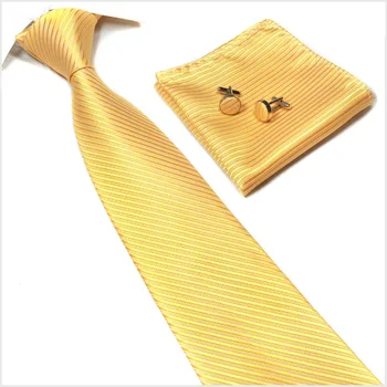 Vyrai Rožinė Kaklo kaklaraištis rinkiniai Mados Ryšius Nosinė, rankogalių segtukai Mados Necktie Mariage verslo Mėlyna