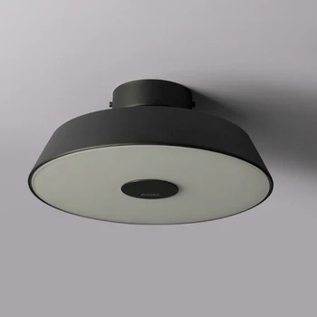 Šiaurės minimalistinis LED lubų šviestuvas kambarį miegamojo lempa kūrybos turas šviesos prabangūs juodos lempos