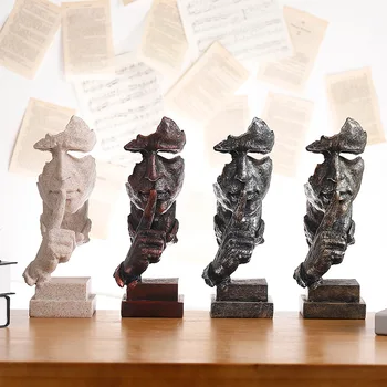 Šiuolaikinės Silent Abstraktaus Pobūdžio Rankdarbių Apdaila Kūrybos Skulptūra Biuro Kambarį Meno Apdaila
