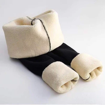 Žiemos Moterų Antblauzdžiai Aksomo Šiltas Kelnes Aukštis Juosmens Antblauzdžiai Moterims Vientisos Spalvos Legging Patogus Laikyti Šiltai Tampri Legging