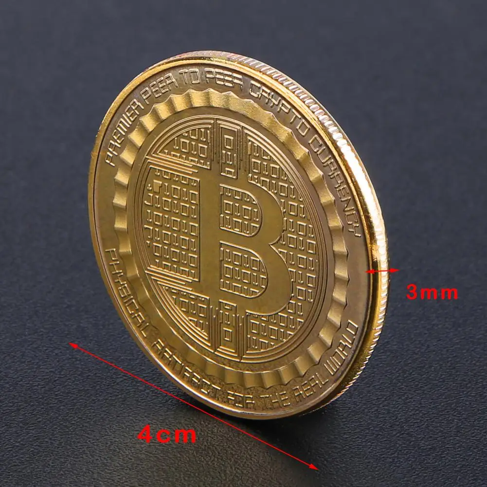 Aukso/Sidabro Padengtą Bitcoin Moneta, Kolekcines BitCoin Meno Kolekcija Dovanų Fizinio